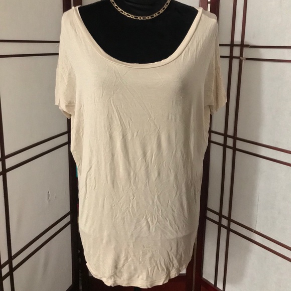 Nude PINK by VS OffShoulder Casual Blouse Sz Sm - Picture 3 of 9